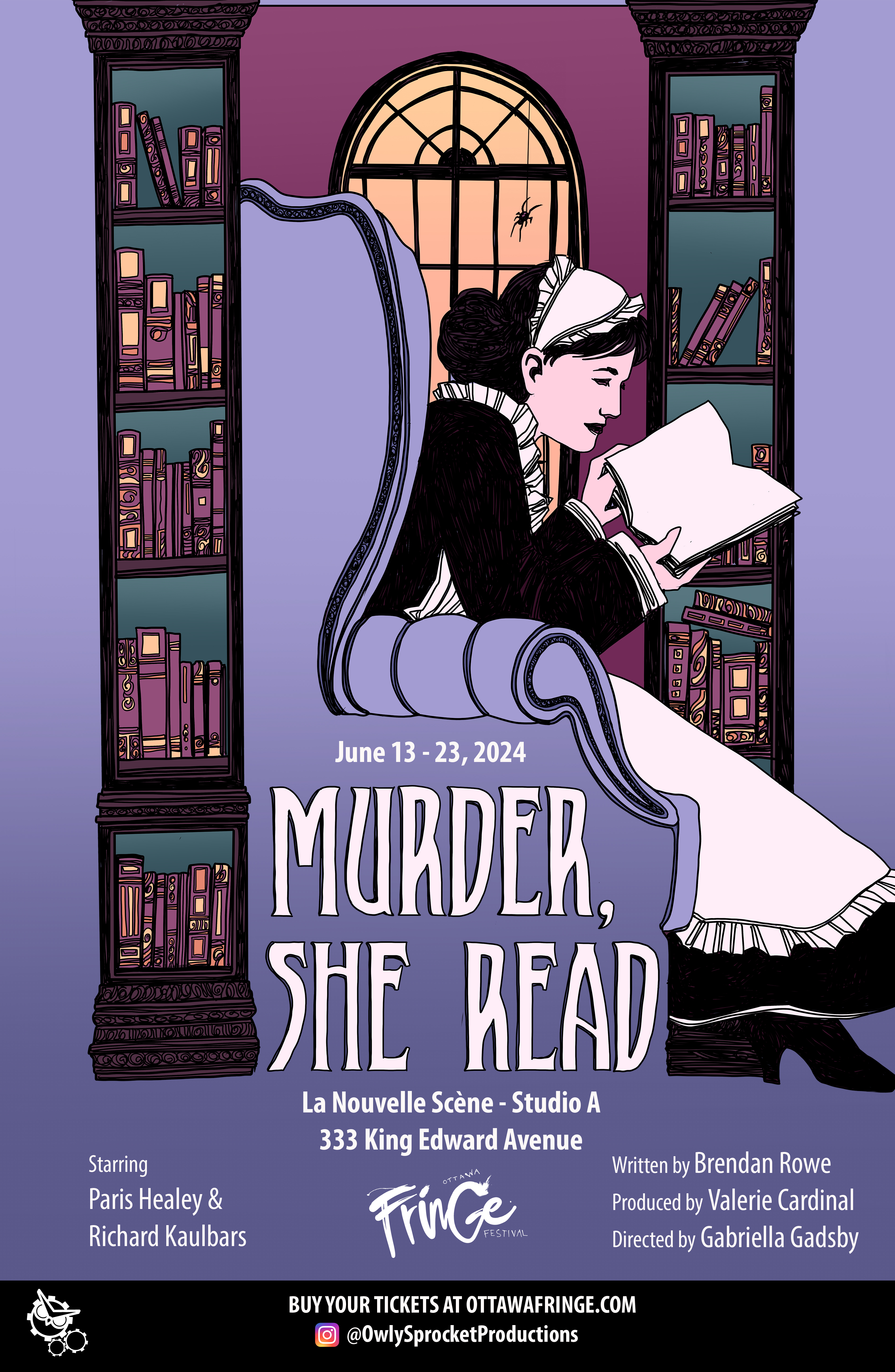 Original Show Poster for Murder, She Read